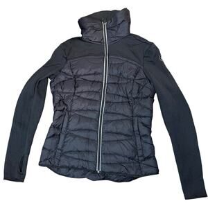 MK Michael Kors Black Goose Down Winter Puffer Women's Small